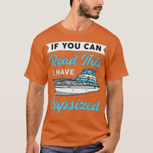 Camiseta Se Você Puder Ler Este Barco De Navegação De Embar