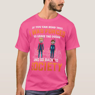 Camiseta Se Você Puder Ler Este Mergulhador Scuba