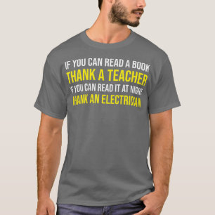 Camiseta Se Você Puder Ler Um Obrigado De Um Professor Elet