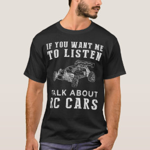 Camiseta Se você quer que eu escute falar sobre carros de