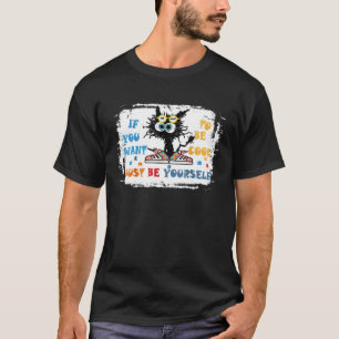 Camiseta Se Você Quer Ser Legal, Seja Seu Autismo De Gato