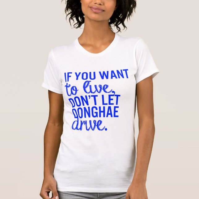 Camiseta Se você quer viver… - T júnior super (Frente)