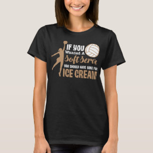 Camiseta Se Você Quisesse Um Sorvete Para Garotas Engraçada