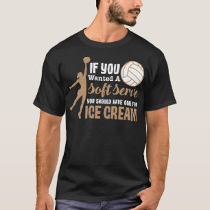 Camiseta Se Você Quisesse Um Sorvete Para Garotas Engraçada