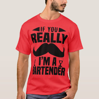 Camiseta se você realmente juntar 27 m a barman