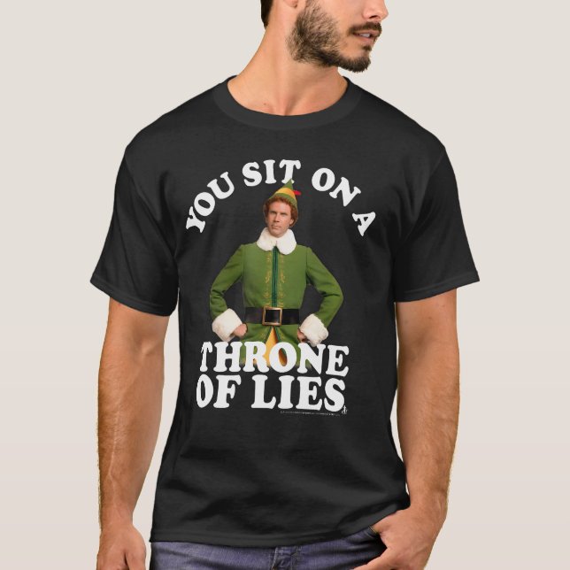 Camiseta Se Você Sentar Em Um Trono De Mentiras (Frente)