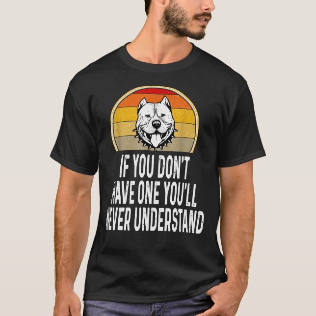 Camiseta Se Você Tiver Um Pitbull Engraçado (Frente)