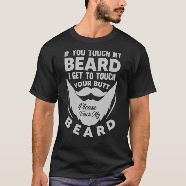 Camiseta Se Você Tocar Na Minha Barba Eu Tocarei No Seu Bum (Frente)