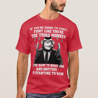 Camiseta Se Você Vai Combater Como O Terceiro Monge