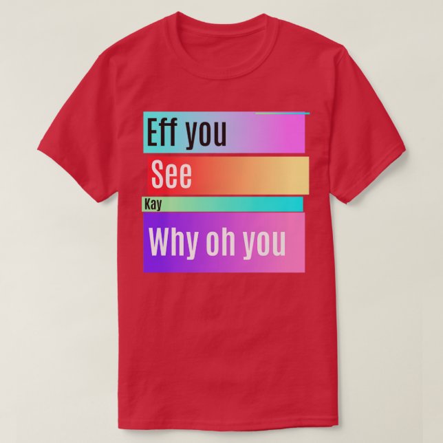 Camiseta Se você vê bem de cor (Frente do Design)