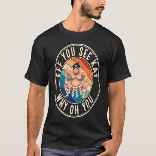 Camiseta Se você vê Kay Retro 80 Sumo Wrestler