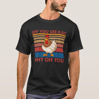 Camiseta Se Você Vê Por Que Você Vintage Yoga Chicken Lo