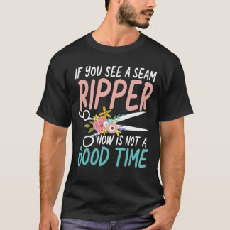 Camiseta Se Você Ver Um Estripador De Costura