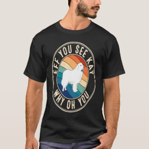 Camiseta Se você vir o Kay Retro 80s Pirenéus Excelentes