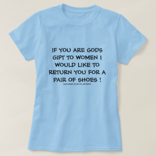 CAMISETA SE VOCÊS SÃO DEUS, DÊ-ME.