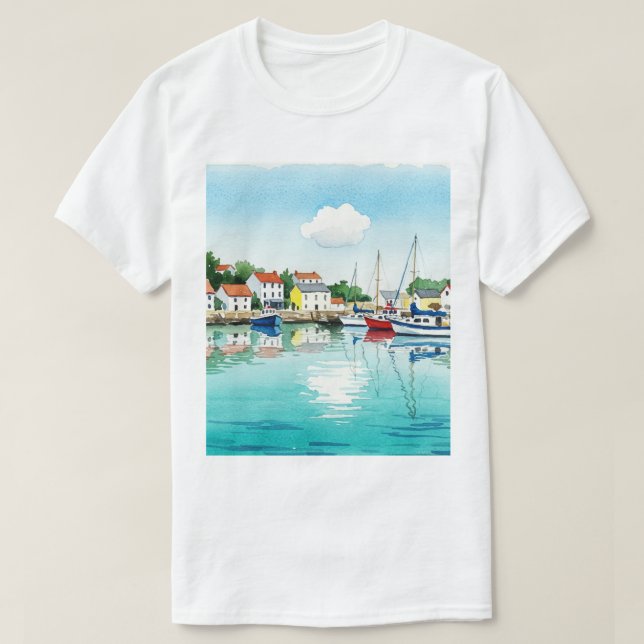 Camiseta Sea and beach (Frente do Design)