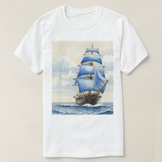 Camiseta Sea and beach (Frente do Design)