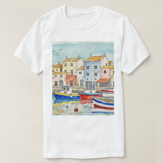 Camiseta Sea and beach (Frente do Design)