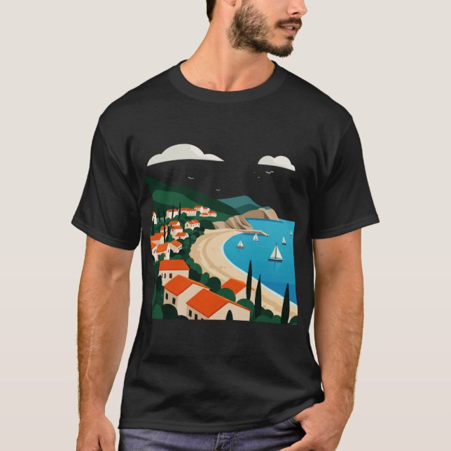 Camiseta Sea and beach girl (Frente)