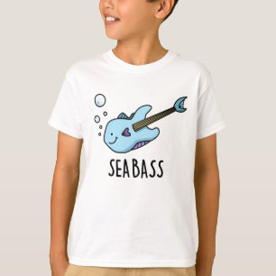 Camiseta Sea Bass Funny Bass Guitarra