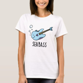 Camiseta Sea Bass Funny Bass Guitarra