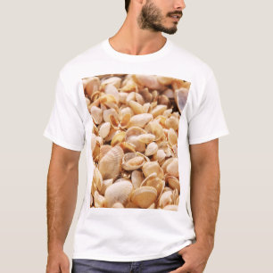 Camiseta Sea Beach Shell: Fundo Texturizado de Verão