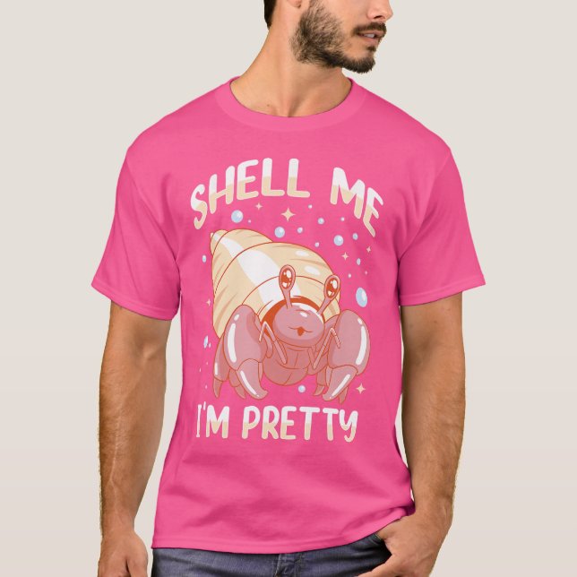 Camiseta Sea Creature Marisco Incha Hermit Crab Lover (Frente)