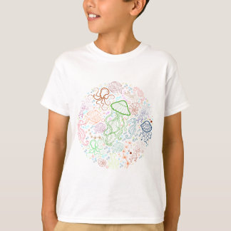 Camiseta sea creatures art design