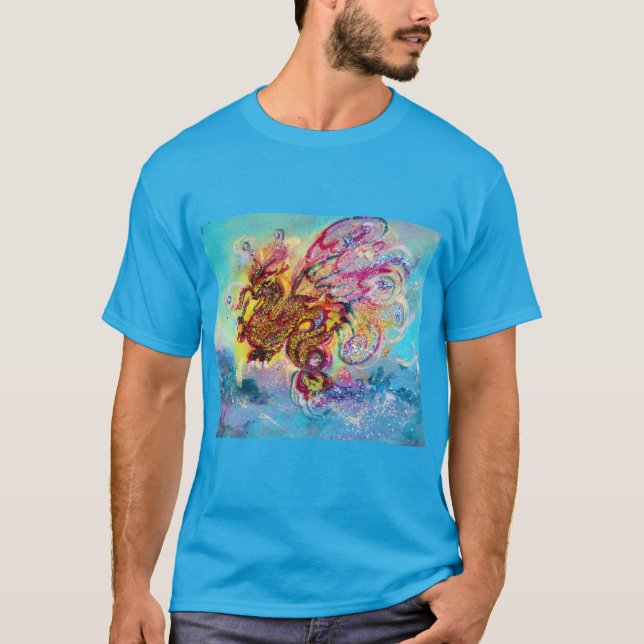 Camiseta SEA DRAGON Blue Fantasy (Frente)