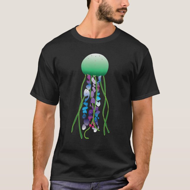 Camiseta Sea Jellies Jellyfish Cnidaria Marine (Frente)