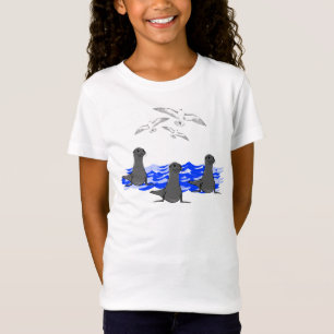 Camiseta Sea Lions Ocean & Seagulls Girls Tee