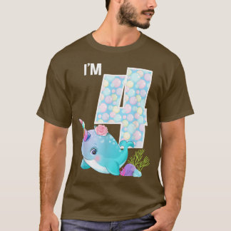 Camiseta Sea Narwhday Im 4 Subwater Ocean Tema 4