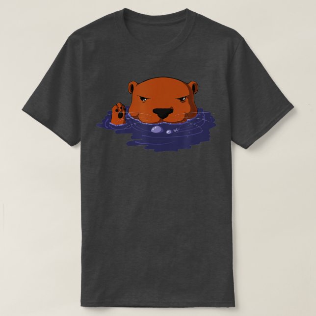 Camiseta Sea Otter Animal Lover Sea Otter  (Frente do Design)