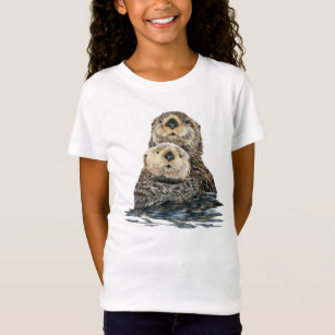 Camiseta Sea Otter e Pup T-shirt