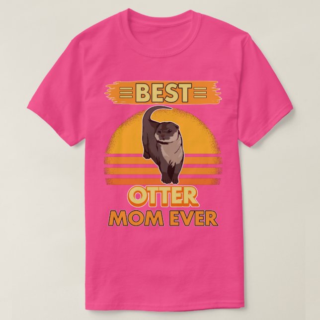 Camiseta Sea Otter Melhor Mãe Nunca (Frente do Design)