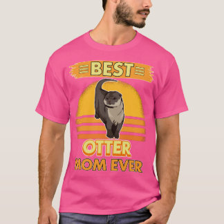 Camiseta Sea Otter Melhor Mãe Nunca