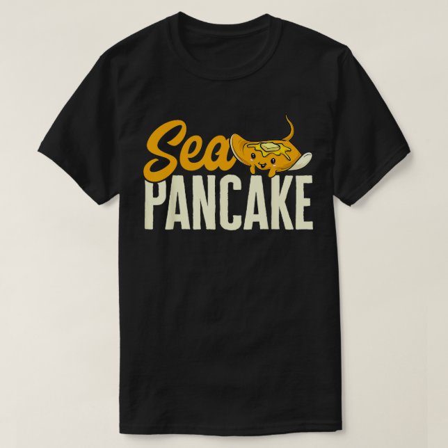 Camiseta Sea Pancake Stingray Manta Ray Ocean Stingray (Frente do Design)