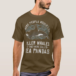 Camiseta Sea Panda Orca - Baleia Assassina do Amante de os