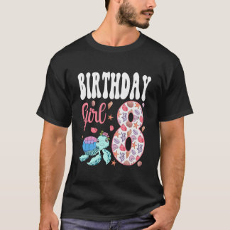 Camiseta Sea Turtle 8Th 8 Ocean Aquarium Bday