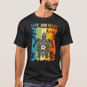 Camiseta Sea Turtle Retro Cabo San Lucas Família México Vac