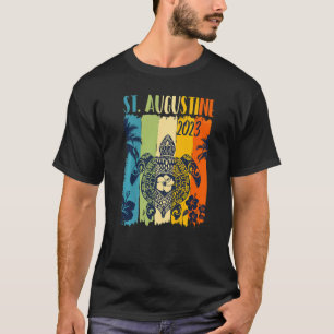 Camiseta Sea Turtle Retro Rua Augustine Florida Férias