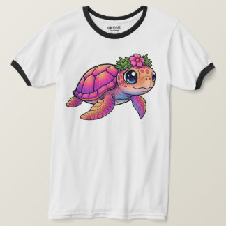 Camiseta Sea Turtle Ringer