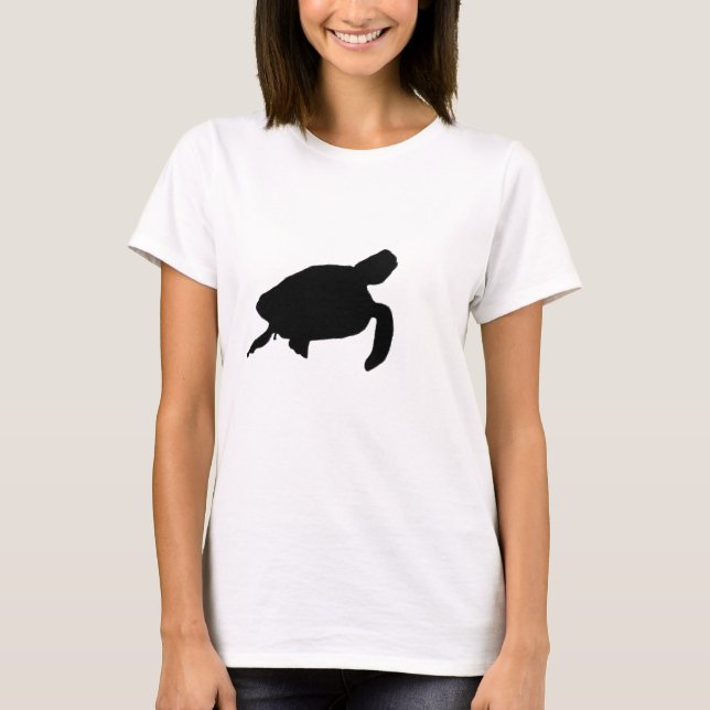 Camiseta Sea Turtle Silhouette (Frente)