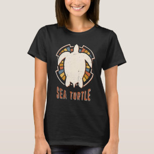 Camiseta Sea Turtle Vintage Retro Animal Love Clássico