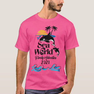 Camiseta Sea World Family Adventure 2021 Summer