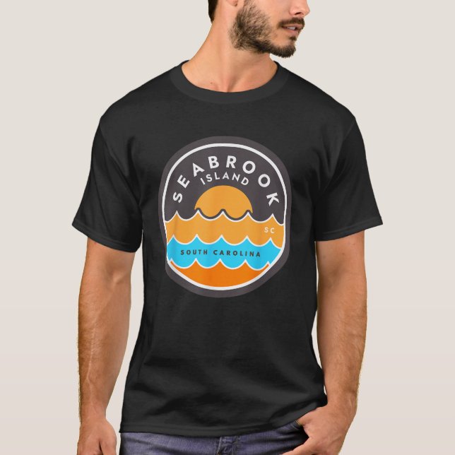 Camiseta Seabrook Island Beach South Carolina SC Summer Vac (Frente)