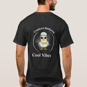 Camiseta Seagull em Boots Amarelos Costal Beach Humor