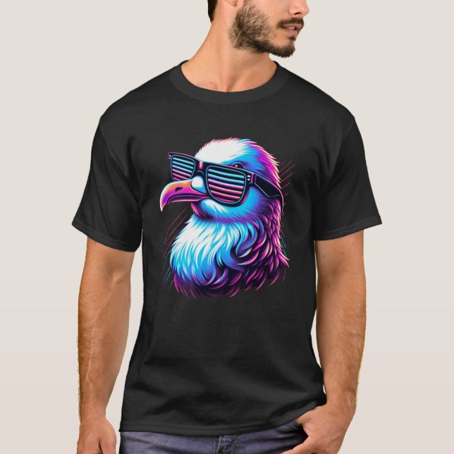 Camiseta Seagull em tons (Frente)