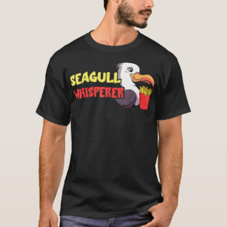 Camiseta Seagull French Fries Lover Whisperer Fast Comida d
