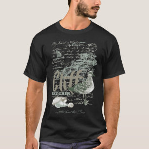 Camiseta Seagull Maritime Ocean Life Beach House Cliff Wom
